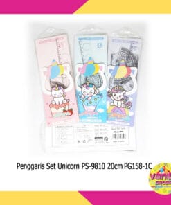 (1 BOX ISI 40SET) Penggaris Set Motif