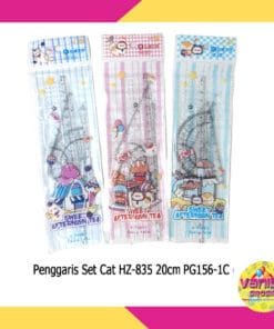 (1 BOX ISI 50 SET ) Penggaris Set Karakter Lucu