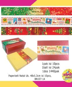 (1 Ball isi 24 Pak) Paper belt Natal