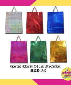 1 PCS PAPERBAG HOLOGRAM L