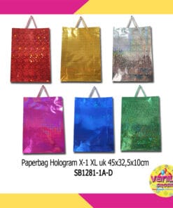 1 PCS PAPERBAG HOLOGRAM XL