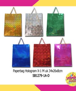 1 PCS PAPERBAG HOLOGRAM XL