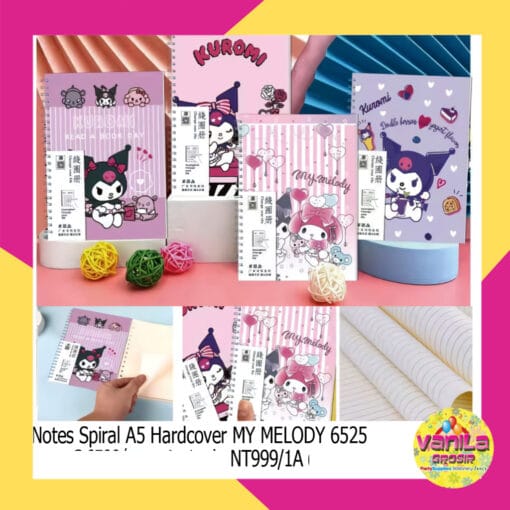 (1 Pcs) Notes Spiral Hard cover A5