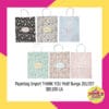 (1 Pcs) Paperbag Motif Thank You Motif Bunga Uk M