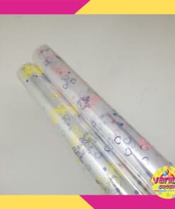 1 Roll Isi 10pcs Plastik Parcel/Plastik Kado Kaca Bening Motif/Plastik Souvenir