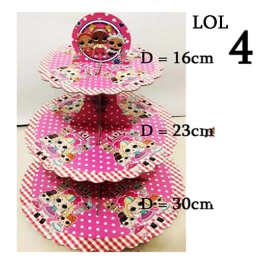1 SET CUPCAKE STAND KARAKTER, CUPCAKE KARAKTER, STAND CUP CAKE KARAKTER - Gambar 4