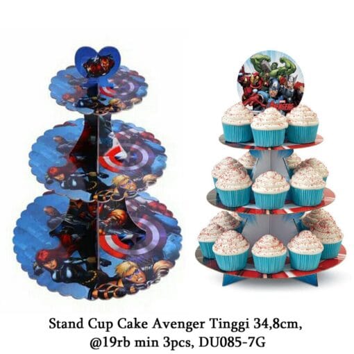 1 SET CUPCAKE STAND KARAKTER, CUPCAKE KARAKTER, STAND CUP CAKE KARAKTER - Gambar 5
