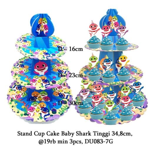 1 SET CUPCAKE STAND KARAKTER, CUPCAKE KARAKTER, STAND CUP CAKE KARAKTER - Gambar 6
