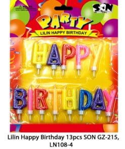 (1 SET) LILIN HAPPY BIRTHDAY (SON)
