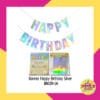 (1 Set) Banner Happy Birhtday GLOSSY Sambung