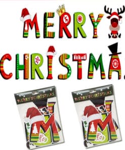( 1 Set) Banner Hiasan Natal