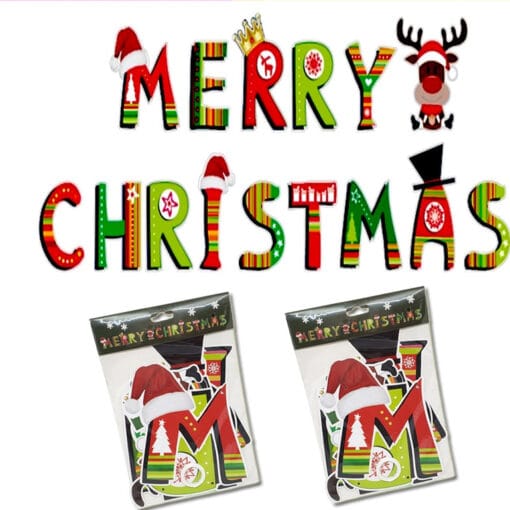 ( 1 Set) Banner Hiasan Natal