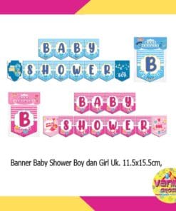 (1 Set) Banner Segilima Baby Shower Boy & Girl
