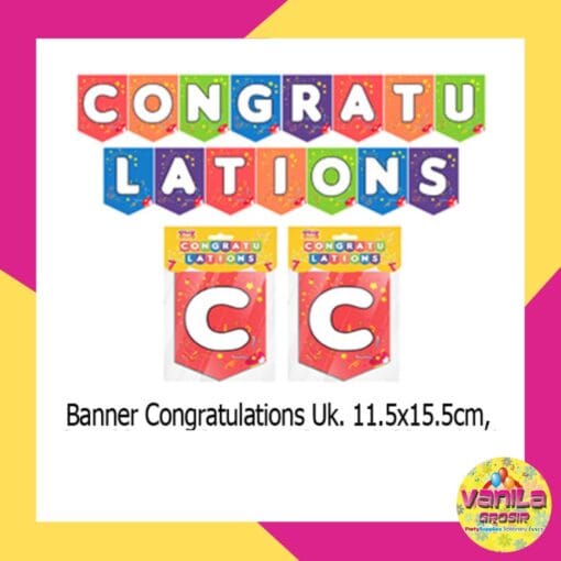 (1 Set) Banner Segilima Congratulation
