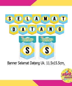 (1 Set) Banner Segilima Selamat Datang