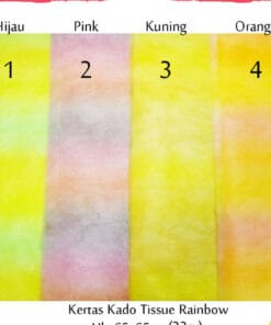 1 lembar wrapping paper flower