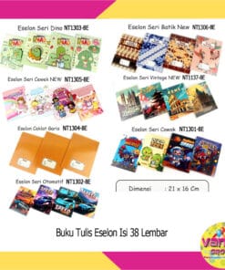 (10 Buku) Isi 38Lembar Buku Tulis Eselon Uk 21x16cm