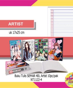 (10 Buku) Isi 40 lembar Buku Tulis Semar Uk 17x25cm