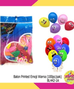 (100Pcs) Balon Karakter Emoji (2