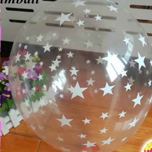 balon transparan bintang
