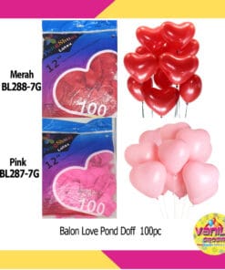 (100Pcs) Balon Love Pond Latex