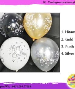 balon latex happy birthday