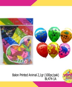 (100Pcs) Balon Printed Animal Skin 2