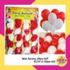 (100Pcs) Balon Renteng Merah Putih 2