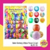 (100Pcs) Balon Renteng Printed Flower 2