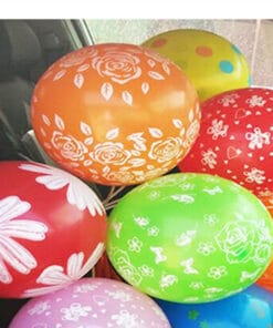 balon latex bunga