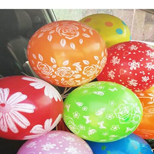 balon latex bunga