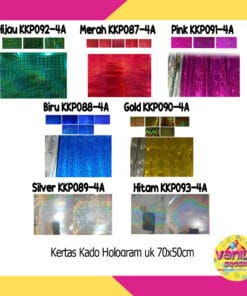 (100Pcs) Kertas Kado Hologram