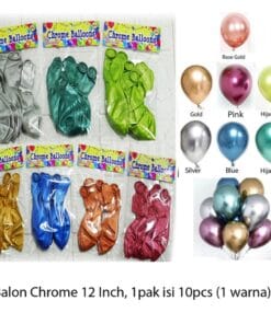 balon chrome warna