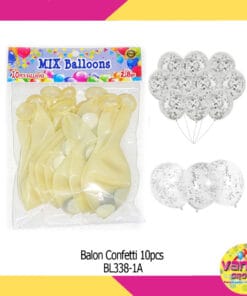 balon transparan isi confetti