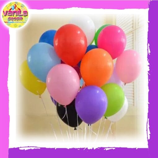 balon ulang tahun solid