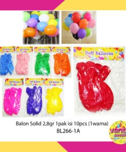 (10Pcs) Balon Doff Solid