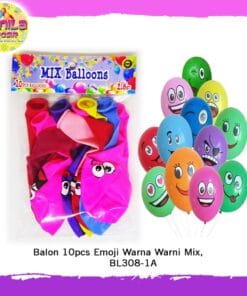 (10Pcs) Balon Karakter Emoji