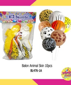 (10Pcs) Balon Latex Animal Skin