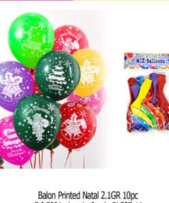(10Pcs) Balon Natal 2