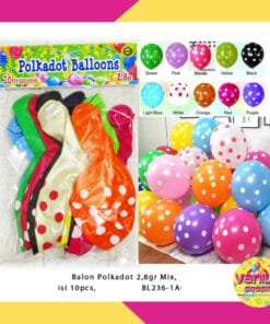 (10Pcs) Balon Polkadot