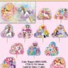 10Pcs Cake Topper HBD Karakter CT03 Girl