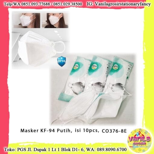 (10Pcs) Masker KF94 Putih