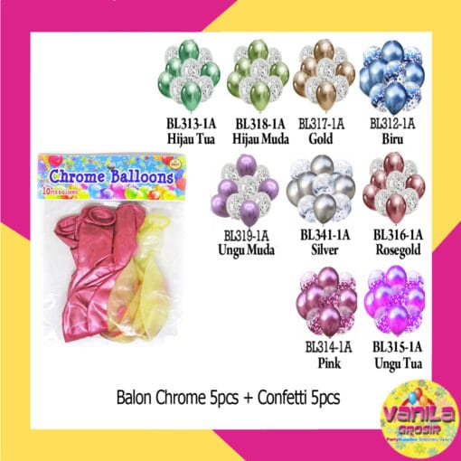 balon set hias dekorasi