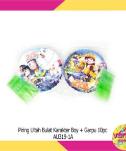 (10Pcs) Piring Ulangtahun+garpu