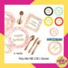 (10Pcs) Piring Ultah Ukuran 18cm