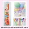(10Pcs) Stik Balon Warna + Balon Macaron