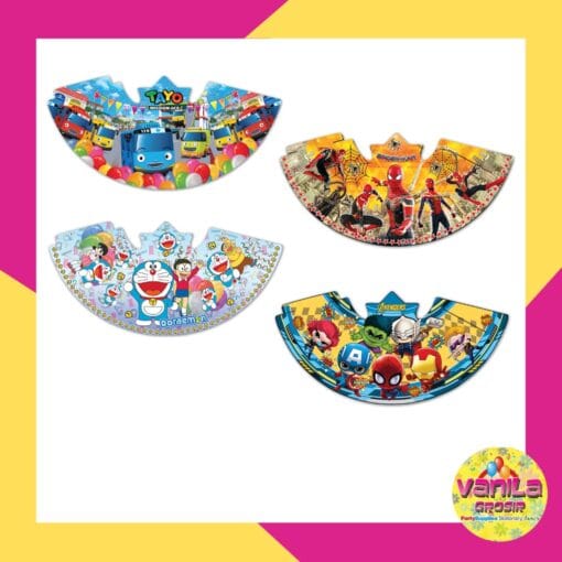 topi ulang tahun anak karakter