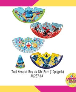(10Pcs) Topi Kerucut Boy + TALI