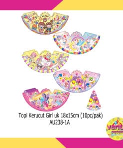 (10Pcs) Topi Kerucut Girl + TALI