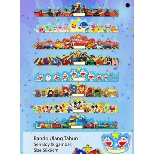 topi anak ulang tahun